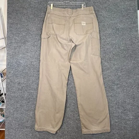 Columbia Pants‎ Mens 36 Beige Chino Cargo Carpenter Utility Chino Pants Outdoors - Picture 11 of 15